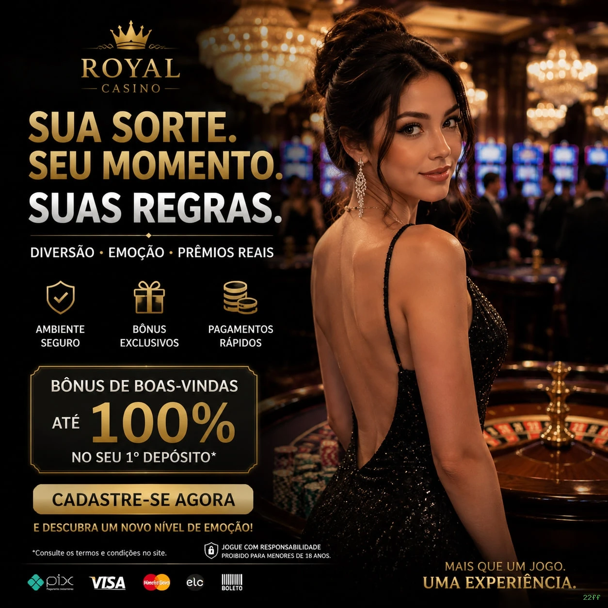 Promoções e bônus exclusivos da 22ff